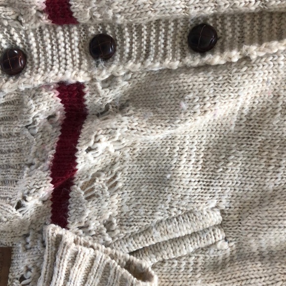 Unique Boho varsity style sweater - Picture 3 of 5